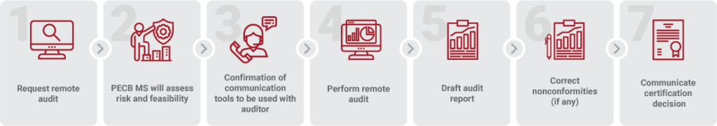 Steps to a remote audit