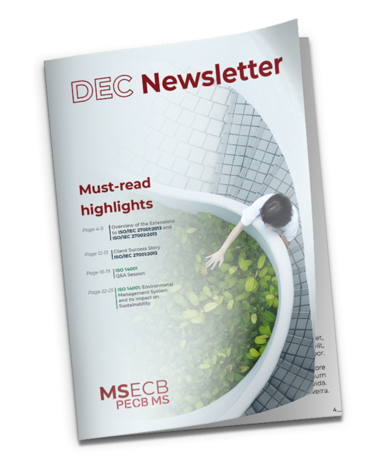 The Scope Newsletter, How you can be cyber-smart and improve your impact on the environment with ISO management systems standards.