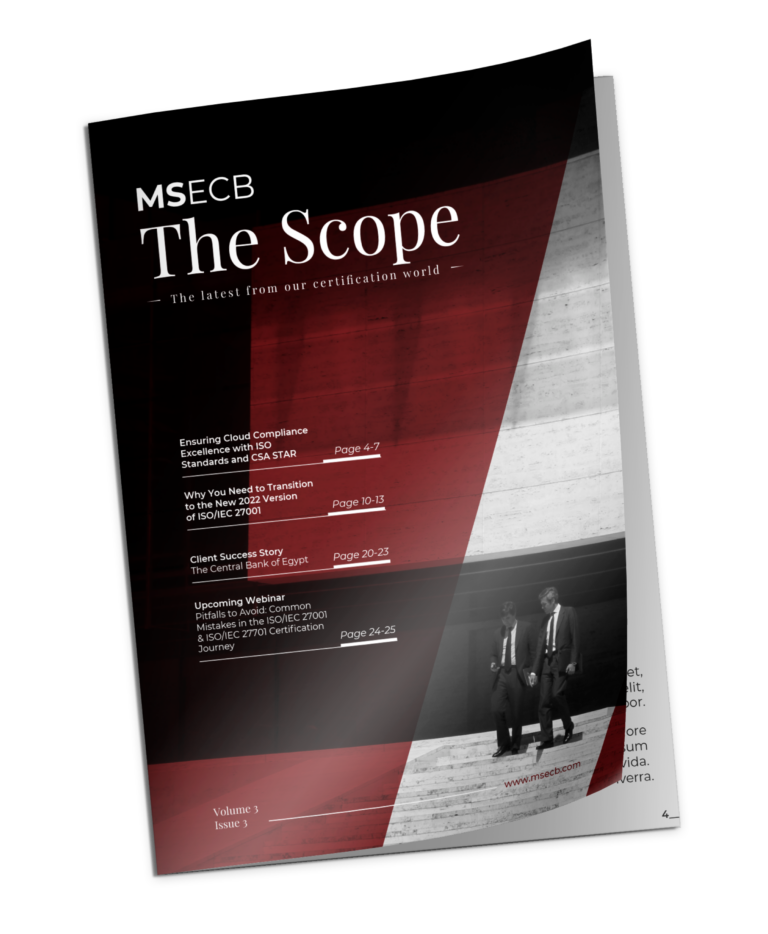The Scope Newsletter, Cloud compliance excellence and the importance of ISO/IEC 27001 transition to the 2022 version